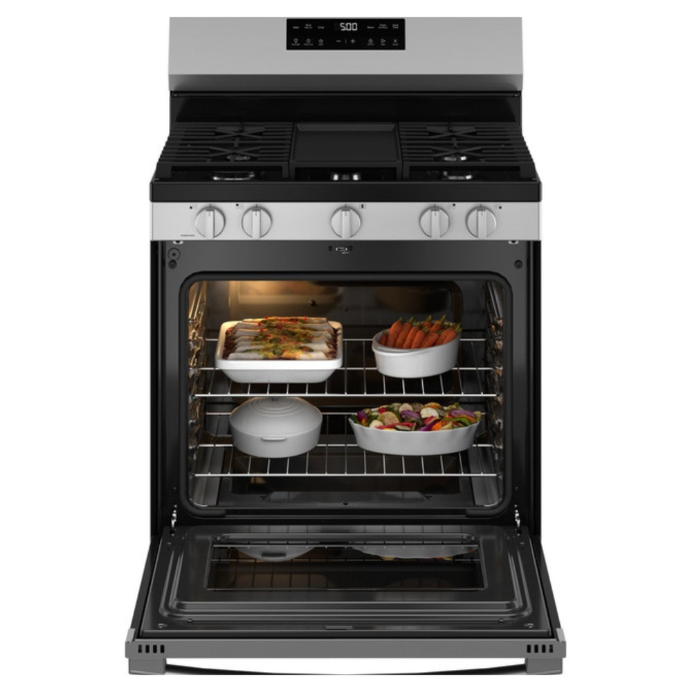 GE-GGF500PVSS-Extra-Large Integrated Griddle