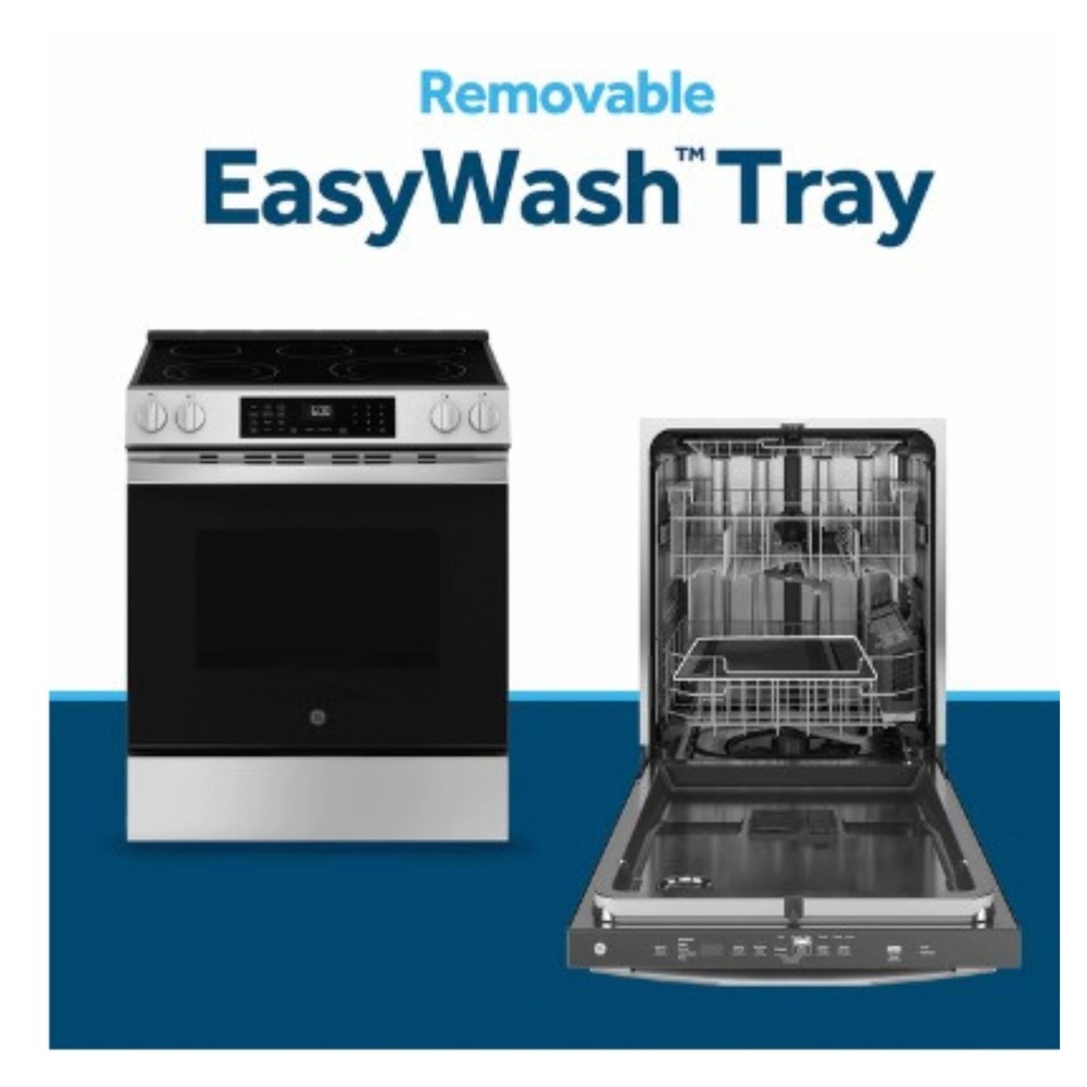GE-GGF600AVWW-Removable Easy Wash Tray
