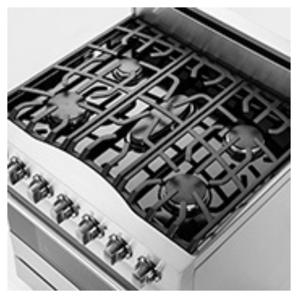 Viking-RVDR33025BDGLP-Continuous Grate