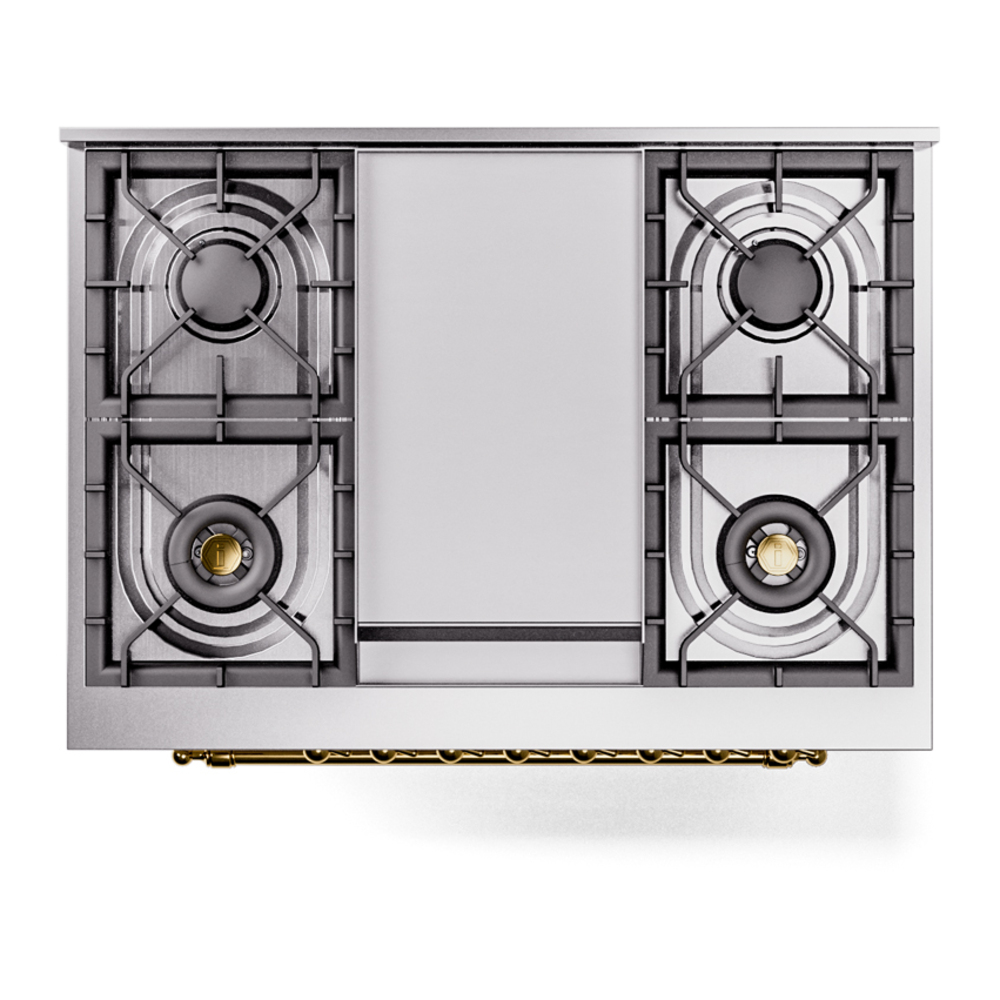 ILVE Nostalgie II 36" UP36FNMPWHG Dual Fuel Range top view